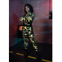 Еротичний костюм десантниці Leg Avenue Pretty Paratrooper XL, комбінезон, портупея