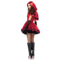 Еротичний костюм Червоної шапочки Leg Avenue Gothic Red Riding Hood S, сукня, накидка