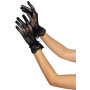 Короткі рукавички Leg Avenue Floral lace wristlength gloves Black