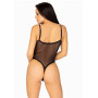 Еротичне боді Leg Avenue Cami bodysuit with thong Black M/L, на бретелях