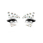 Прикраса-зірочки для тіла Leg Avenue Celeste face jewels sticker, наліпки, світяться у темряві