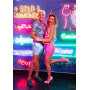 Вінілова мінісукня Leg Avenue Pink vinyl mini dress L, рожева