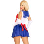 Еротичний костюм Сейлор Мун Leg Avenue Sexy Sailor XS, сукня, рукавички, бант