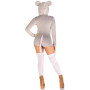 Комбінезон-костюм миші Leg Avenue Comfy Mouse L, з капюшоном