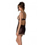 Еротичний пеньюар Passion MARINA CHEMISE, S/M, beige