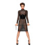 Сукня Noir Handmade F182 Classic dress made of elastic tulle - XL