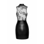 Сукня Noir Handmade F241 Short dress with powerwetlook skirt and tulle top - 3XL