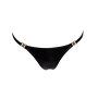 Трусики Noir Handmade P008 Powerwetlook panty with gold clasp - 3XL