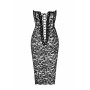 Сукня Noir Handmade F301 Catalyst lace up midi dress - XXL