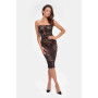 Сукня Noir Handmade F301 Catalyst lace up midi dress - XXL