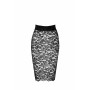 Спідниця Noir Handmade F302 Ambivalence lace up midi skirt - 3XL
