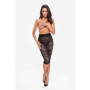 Спідниця Noir Handmade F302 Ambivalence lace up midi skirt - 3XL