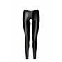 Легінси Noir Handmade F304 Taboo wetlook leggings with open crotch and bum - M