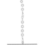 Комбінезон Noir Handmade F306 Mirage catsuit with jewelry rhinestone chain adorning the back - M