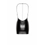 Сукня Noir Handmade F307 Mirage wetlook mini dress with jewelry rhinestone chain - L