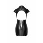 Сукня Noir Handmade F309 Fantasy wetlook mini dress with lace up back - M