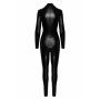 Комбінезон Noir Handmade F319 Caged wetlook catsuit with zippers and ring - 3XL