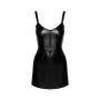 Сукня Noir Handmade F320 Starlet wetlook minidress with ring belt - L