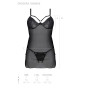 Пеньюар Passion DROSERA BODY black XXL/XXXL - ECO Passion