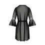 Пеньюар Passion LEAFA PEIGNOIR black XXL/XXXL - ECO Passion
