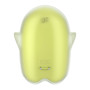 Вакуумний кліторальний стимулятор із вібрацією Satisfyer Glowing Ghost Yellow