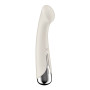 Вібратор з ротацією Satisfyer Spinning G-Spot 1 Beige, плоский майданчик для стимуляції точки G 