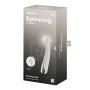 Вібратор з ротацією Satisfyer Spinning G-Spot 1 Beige, плоский майданчик для стимуляції точки G 