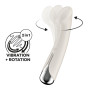Вібратор з ротацією Satisfyer Spinning G-Spot 1 Beige, плоский майданчик для стимуляції точки G 