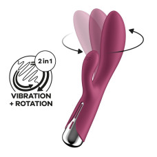 Вібратор-кролик Satisfyer Spinning Rabbit 1 Red