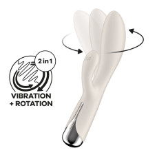 Вібратор-кролик Satisfyer Spinning Rabbit 1 Beige