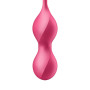 Вагінальні кульки з вібрацією Satisfyer Love Birds 2 Connect App Red