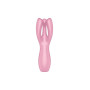 Кліторальний вібратор Satisfyer Threesome 3 Pink з трьома пальчиками